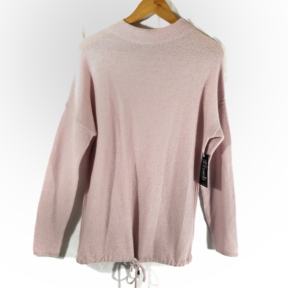 100% Cashmere Pink Gassato Sweater Pure Collection - Picture 2 of 6